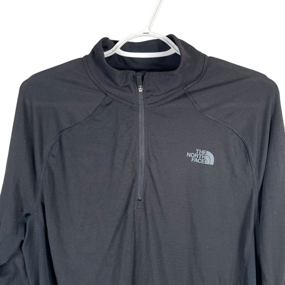 The North Face Other - North Face Essential 1/4 Zip Pullover Mens M Black Running Breathable‎ Reflects